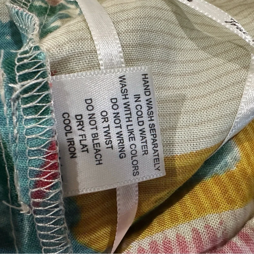 NWT True Destinations Pants Wide Leg Resort Wear Beach Tropical Cruise Women L - Picture 4 of 9